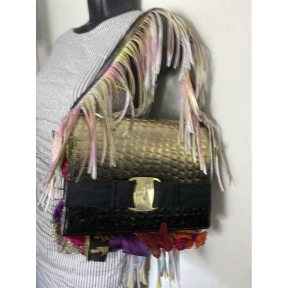 Salvatore Ferragamo W Vintage Customized By W Stre - Picture 8 of 10